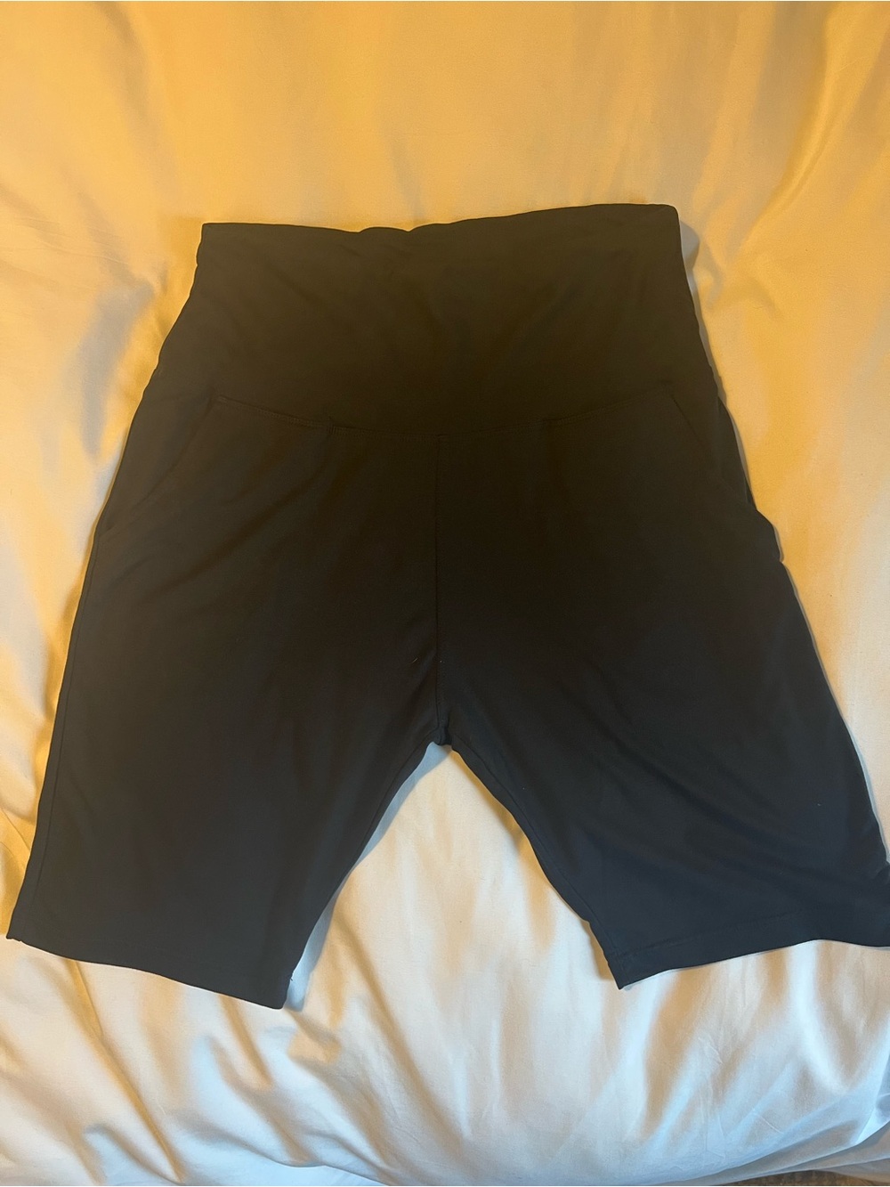 5 Pack of High-Rise Black Bike Shorts with Secure Side Pockets - Picture 3 of 8